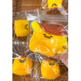 สกุชชี่ ของเล่นบีบมือคลายเครียด ไข่ขี้เกียจ Gudetama หนูแฮมส…