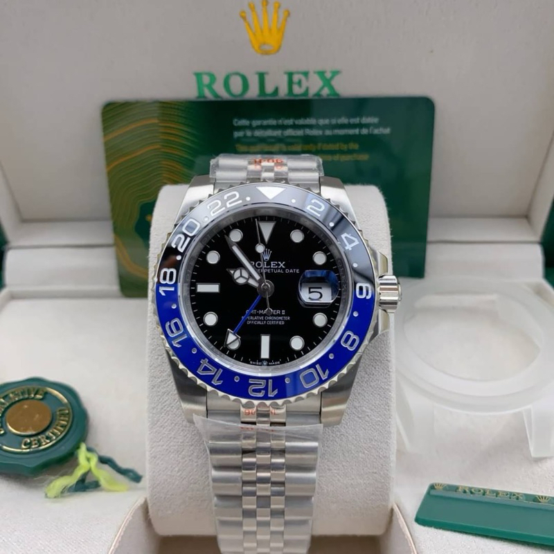 นาฬิกา ROLEX Cc งานใหม่ วันที่ สุดจริง gmtตั้งได้ Size 40mm ระบบ ออโต้
