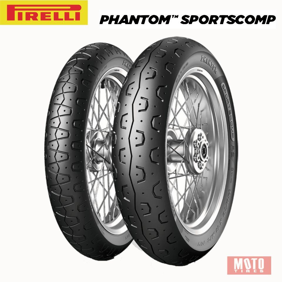 Pirelli รุ่น Phantom Sportcomp ยางรถ Royal enfield 650 / Triumph T100,T120, Street Twin