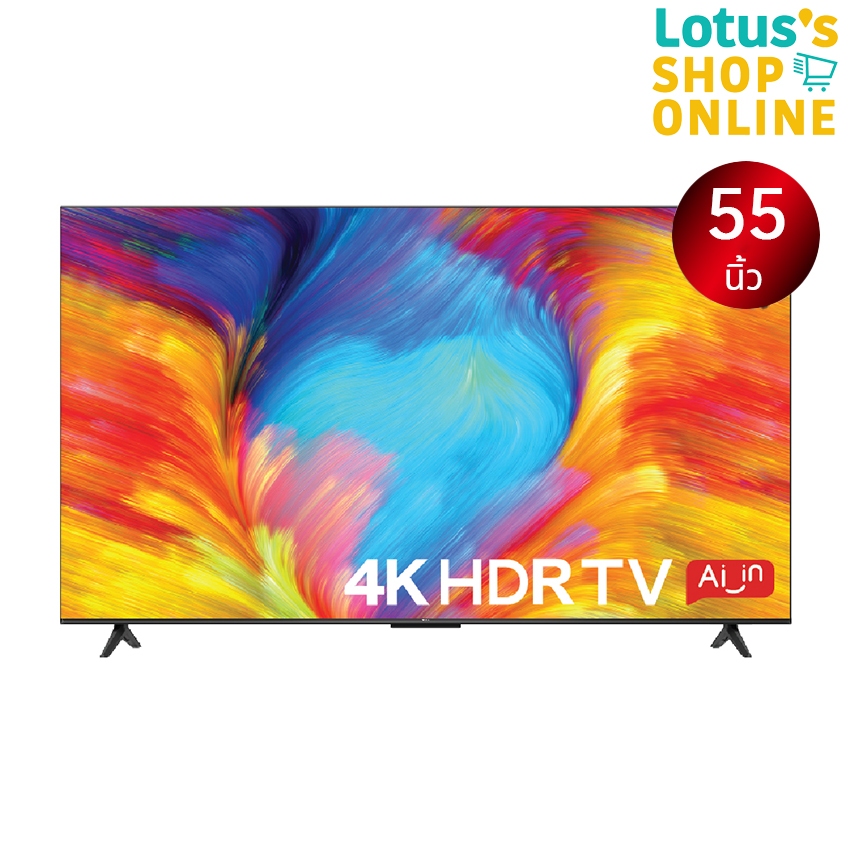 ทีซีแอล ทีวี สมาร์ท UHD Google TV 55 นิ้ว 55P637 TCL TV SMART UHD 55 INCH 55P637