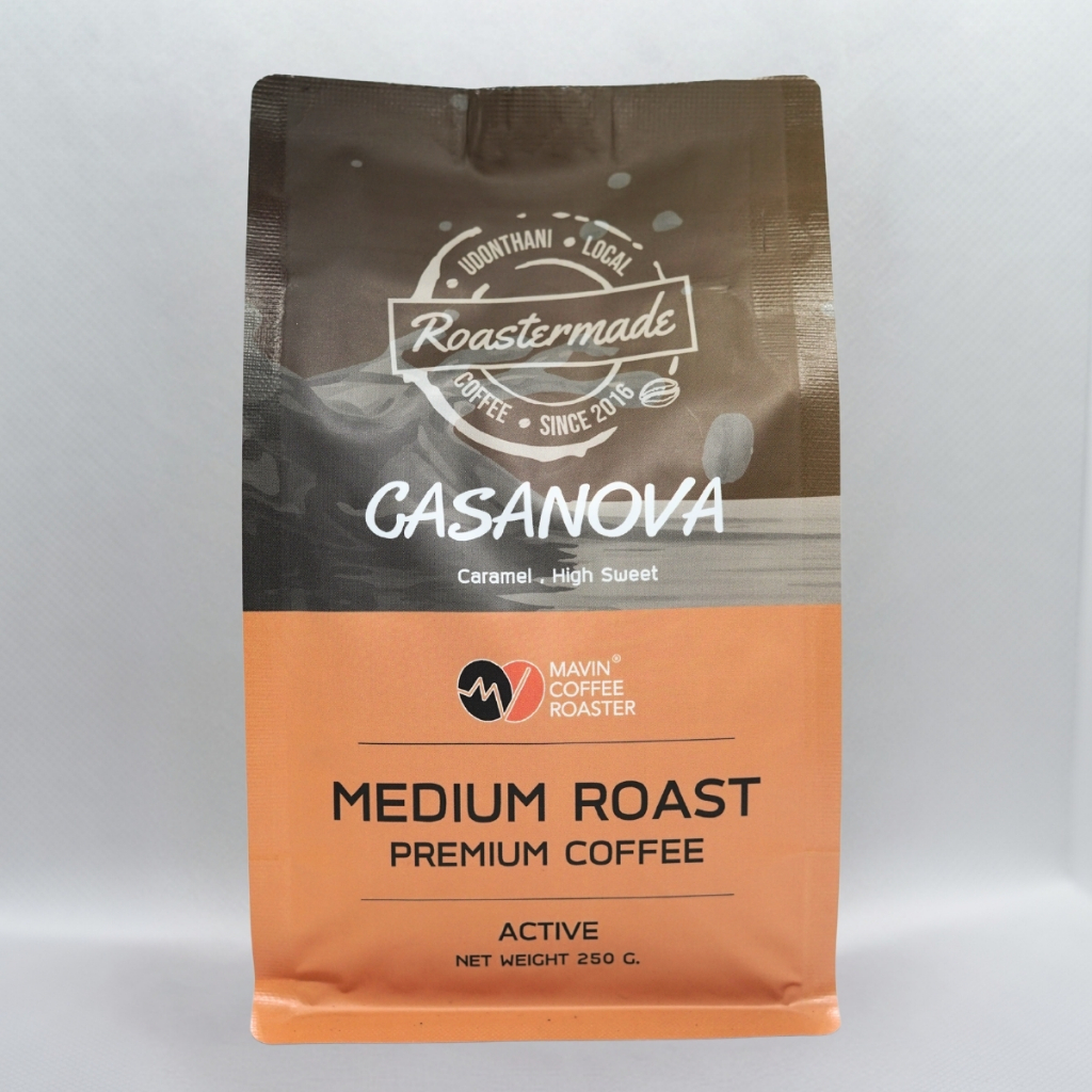 เมล็ดกาแฟ มาวิน คาสโนว่า คั่วกลาง (Casanova Mavin Coffee Bean)