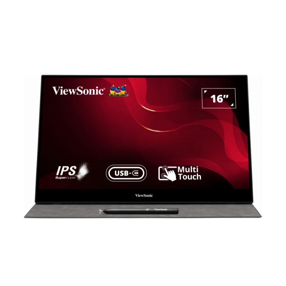 Viewsonic TD1655 16” USB-C 10 Point Capacitive Touch Portable Monitor
