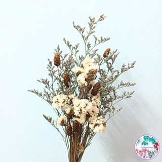 ดอกไม้แห้ง ช่อดอกไม้แห้งใส่แจกันของตกแต่งบ้าน