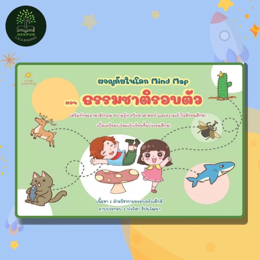 หนังสือเด็ก ผจญภัยในโลก Mind Map ตอน ธรรมชาติรอบตัว (พิเศษ)
