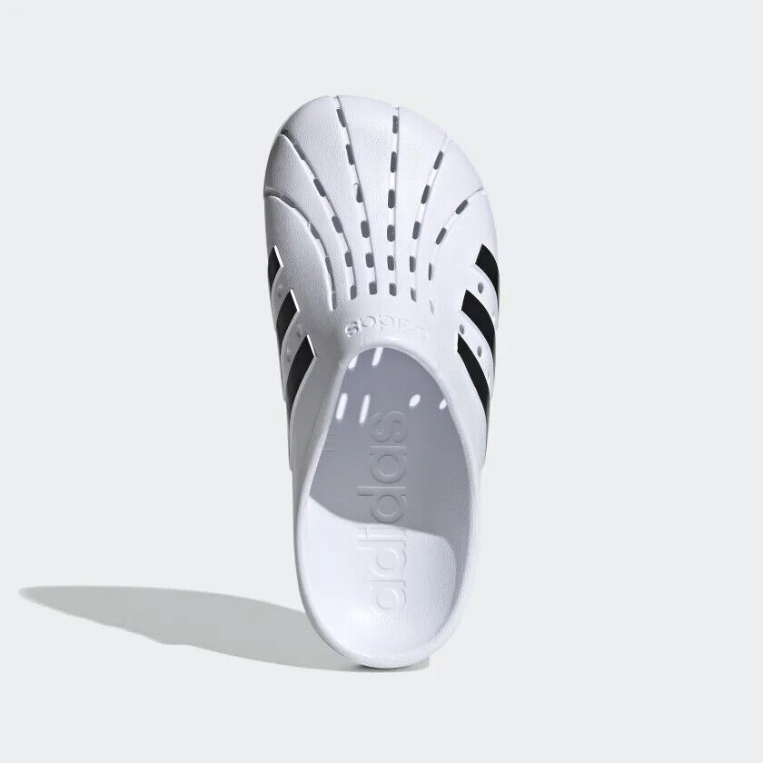 Adidas Adilette Clogs Sports slippers รองเท้าแตะแพลตฟอร์ม EVA พื้นนิ่มนุ่ม กันลื่น สีพื้น ใส่ได้ทั้งผู้หญิ