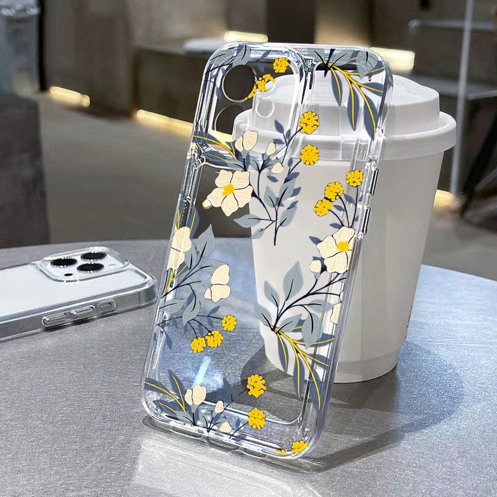 เคสโทรศัพท์ใส for iPhone 13 11 17 pro max Case iPhone 11 15 16 pro max 14 12 pro max 7 8 Plus XR XS Max การ์ตูนน่ารัก
