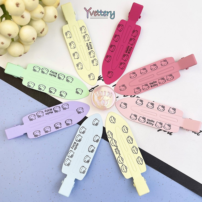 ร้านค้าไทย🔥กิ๊บติดผมHello Kittyไร้รอยต่อโลหะสไตล์เกาหลีน่ารักหวานหน้าม้าข้างคลิปสําหรับผู้หญิง.yvett