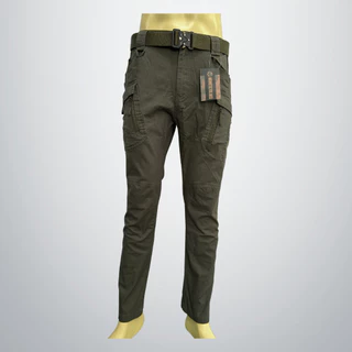 IX9 เนื้อยีนส์หนา ผ้ายืด กางเกงคาร์โก้ กางเกงยุทธวิธี แนว Tactical ไซส์ XS-5XL