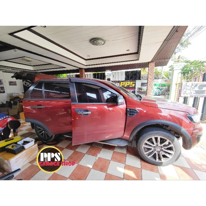 ยางขอบประตูตัวถังรถยนต์ #ford everest #ยางแท้ % #ลดเสียงในห้องโดยสาร (4บาน)