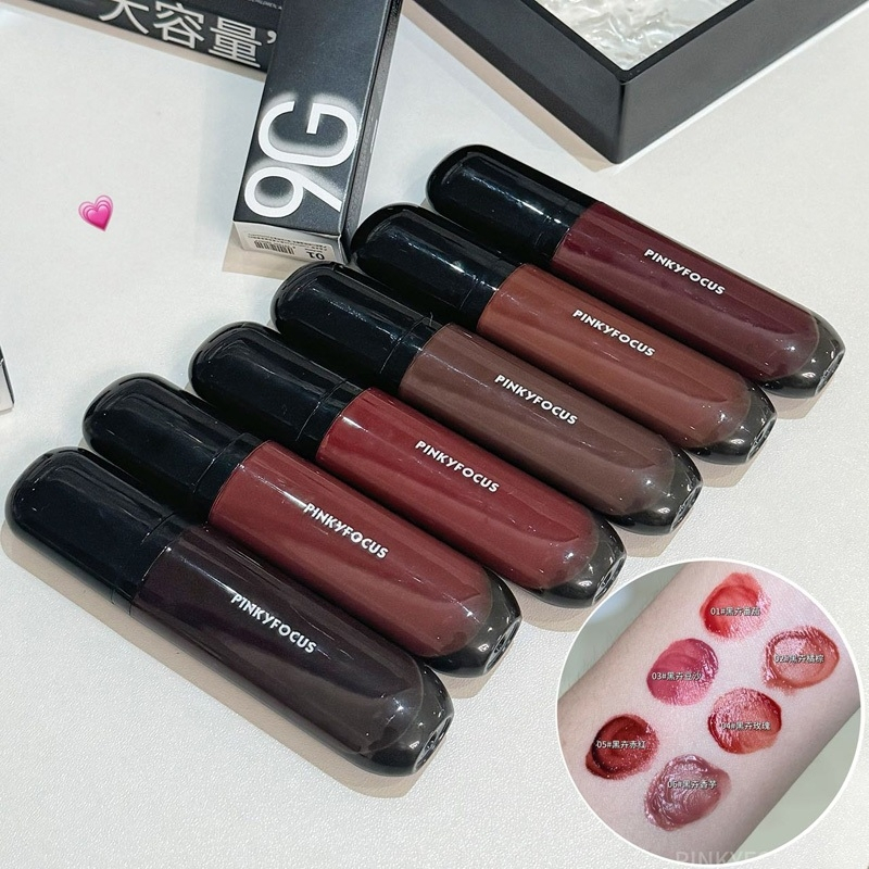 Pinkyfocus ลิปสติก เนื้อเงา ให้ความชุ่มชื้น  เคลือบริมฝีปาก ติดทนนาน