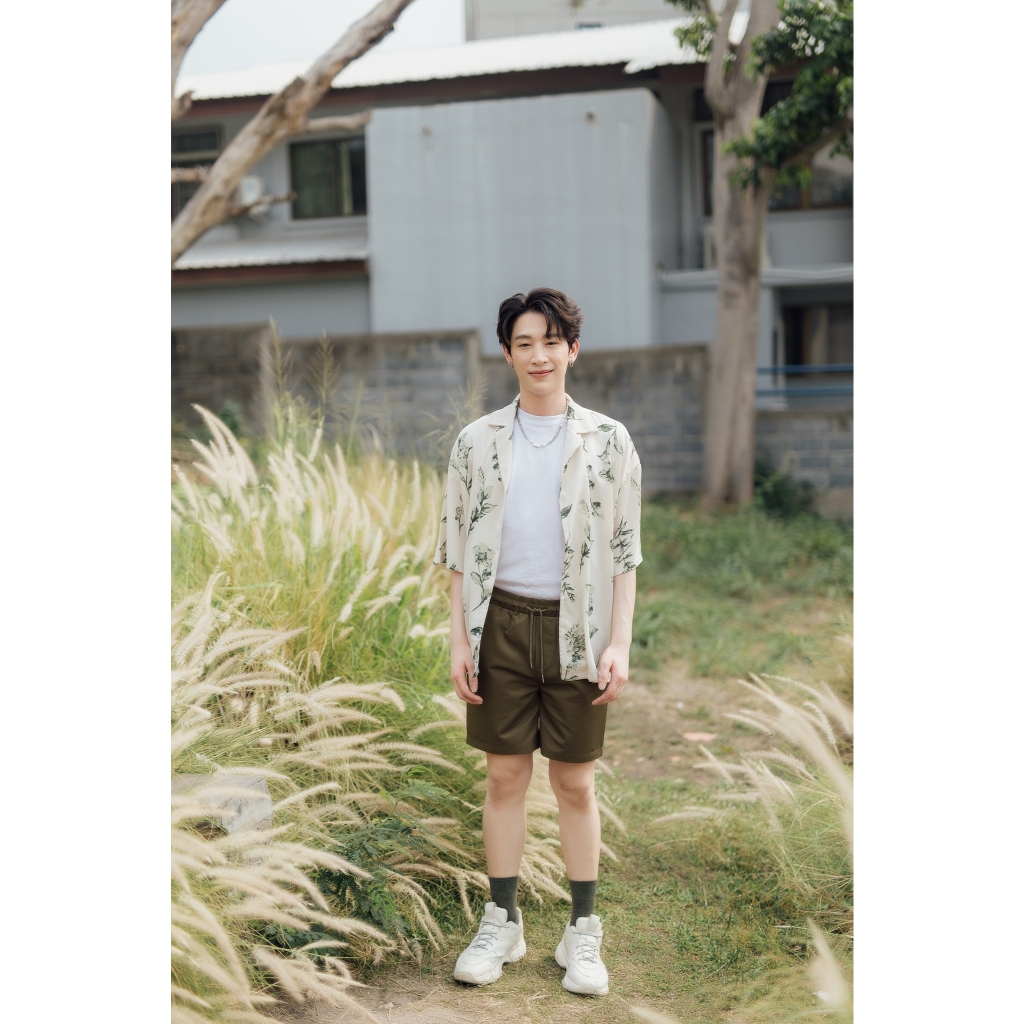 KINS | Hawaii Shirt เสื้อฮาวาย ทรง Oversize ชุดเดินชายทะเล (รหัส : HW14)