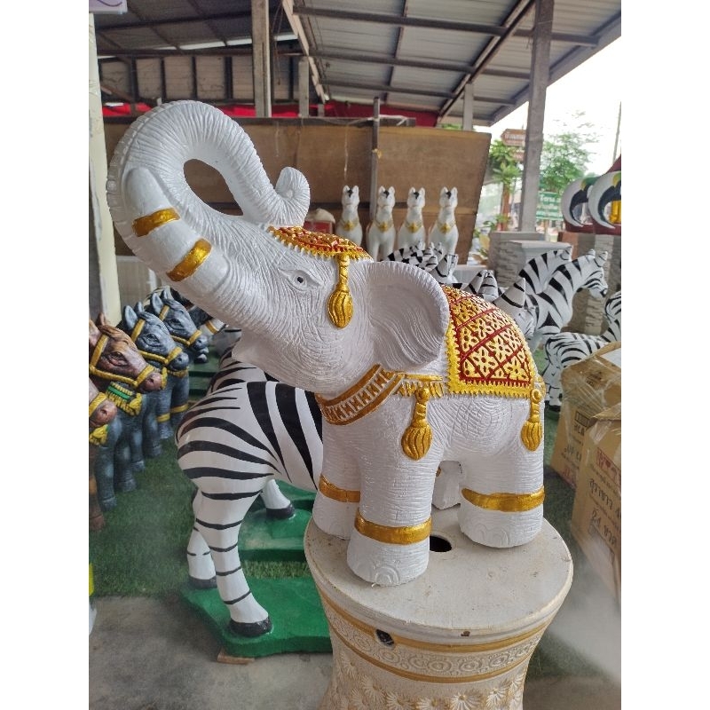 ช้างชูงวง ม้า มงคลสวัสดีขนาด สูง 40 ยาว 40 กว้าง 20 cm