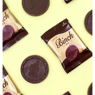 ล็อตเต้ บินช์ บิสกิตเคลือบช็อกโกแลตเข้มข้น LOTTE BINCH 롯데 빈츠