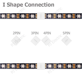 2 ชิ้น ตัวต่อไฟเส้น ตัวต่อไฟเส้น 5050 LED RGB ( LED Strip Connector) 2pcs 2/3/4 or 5 PIN I /L / T / X Shape connector