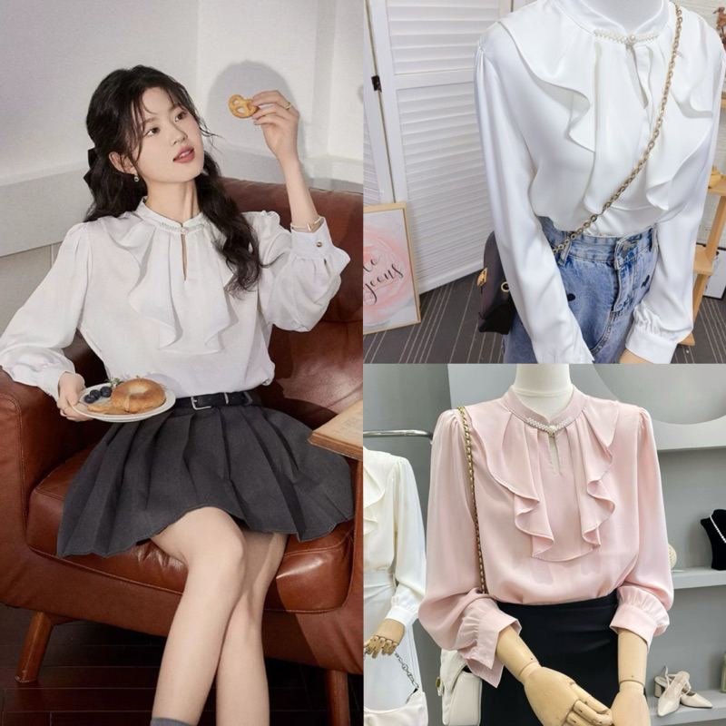 เสื้อทำงานออฟฟิศ แบบเรียบร้อย