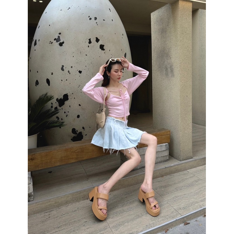[แจกโค๊ดส่วนลดในไลฟ์สูงสุด 50%] WILA _SHOES รุ่น ชิฟฟ่อน
