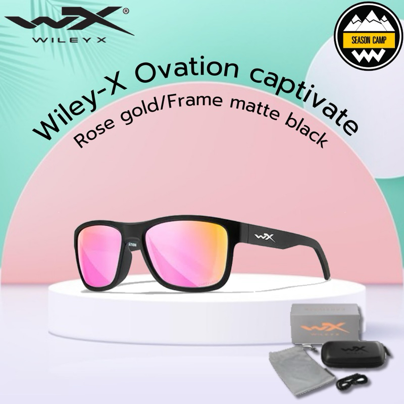 wiley-x ovation captivate Rose gold /frame matte black