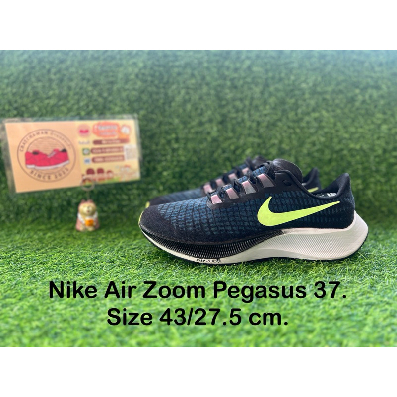 Nike Air Zoom Pegasus 37. Size 43/27.5 cm. #รองเท้าไนกี้ #รองเท้าผ้าใบ #รองเท้าวิ่ง #รองเท้ามือสอง #รองเท้ากีฬา