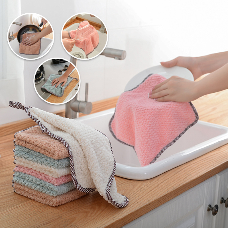 #TH75 Cleaning cloth ผ้าทำความสะอาด เช็ดมือ เช็ดจาน เช็ดโต๊ะ อเนกประสงค์