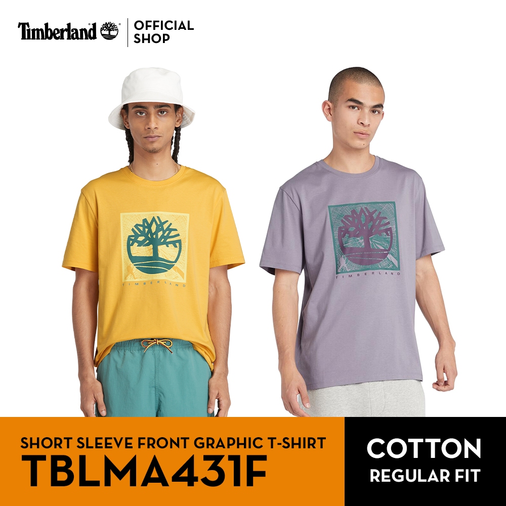 Timberland Men's SHORT SLEEVE FRONT GRAPHIC T-SHIRT เสื้อยืด (TBLMA431F)