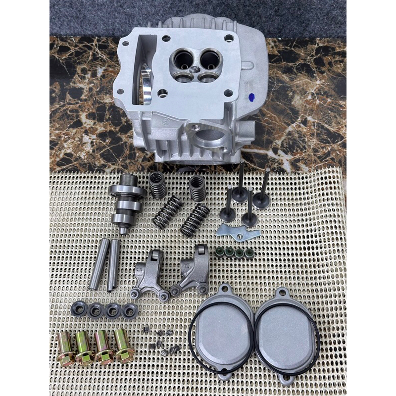 ฝาสูบ125/4วาวใส่ลูก57-58-59มิลขนาดวาล์วเบอร์18-21มิลฝาสูบยังไม่เซ็ทหลังวาล์ว