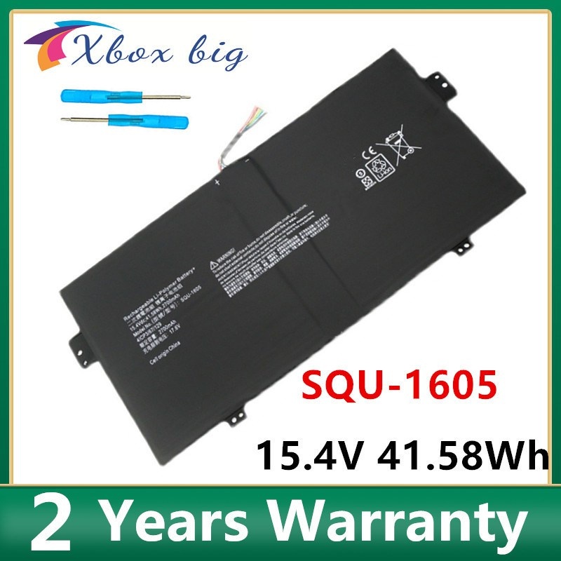 New SQU-1605 Battery Replacement For Acer Swift 7 S7-371 SF713-51 SP714-51 Spin 7 SF713-51-M90J 4ICP