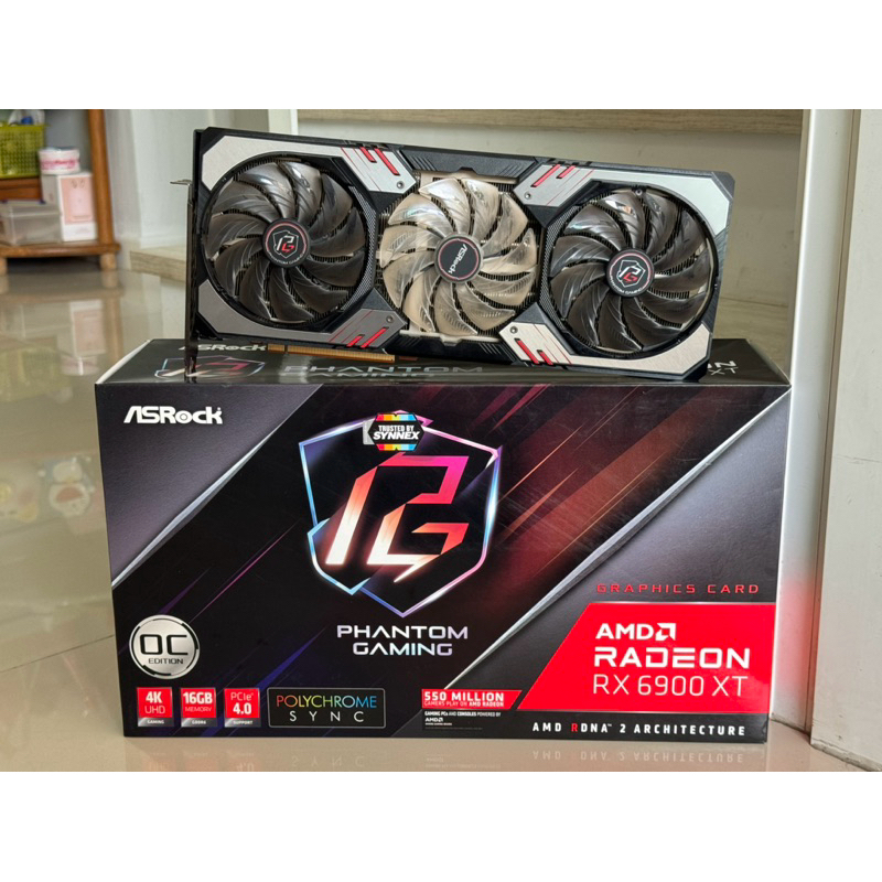 RX6900XT มือสอง 16GB ASROCK PHANTOM GAMING ประกันศูนย์ไทย