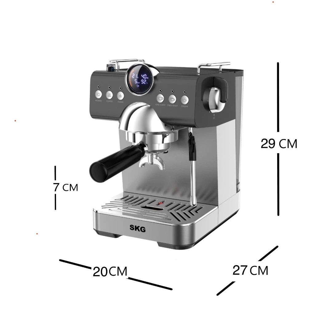 SKG เครื่องชงกาแฟสด รุ่น SK-1218  ก้านชงขนาด 58 มิล (ตั้งเวลาชงกาแฟได้) thumbnail 8