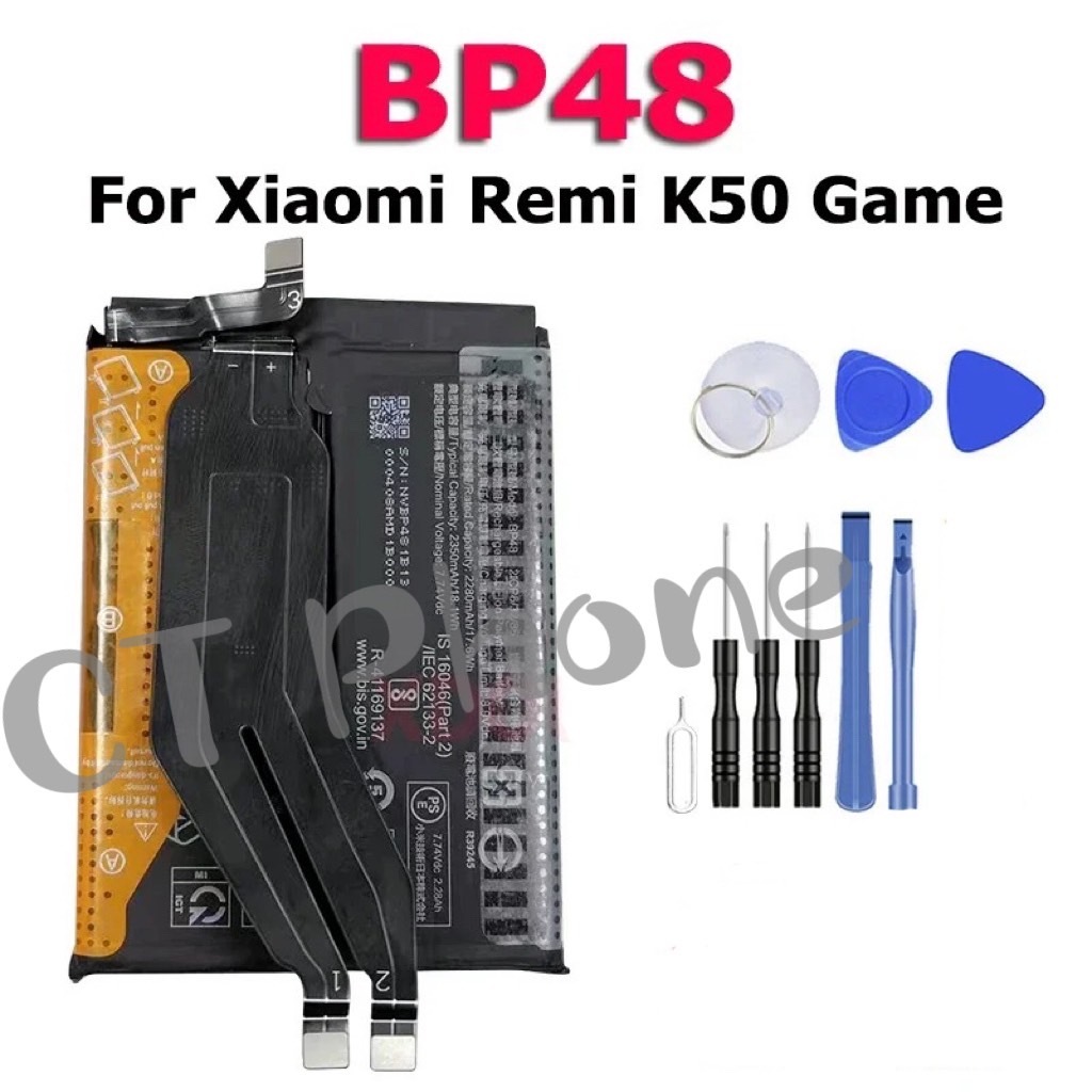 แบตแท้ Xiaomi K50 game/Poco F4 GT 2350X2 mAh BP48 แถมฟรีชุดถอด+กาวติดแบต