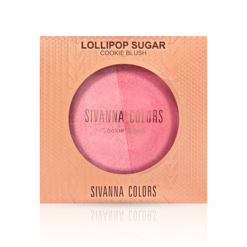 SIVANNA COLORS LOLLIPOP SUGAR COOKIE BLUSH : HF8107 บลัชออน 2 สี 01 6กรัม