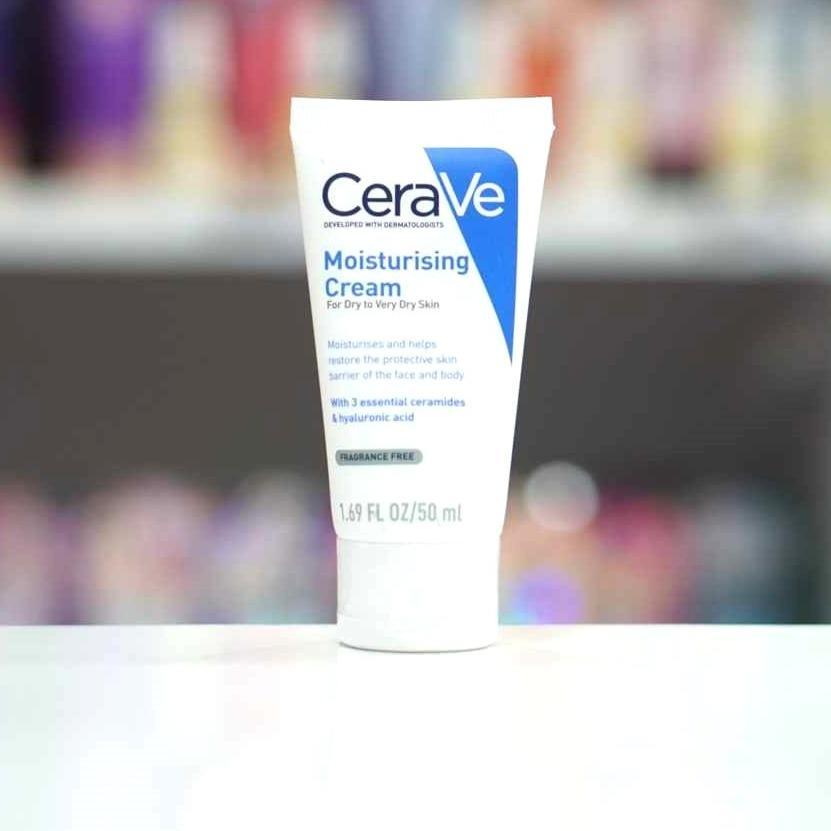 CeraVe Moisturizing Cream เซราวี มอยซ์เจอร์ไรซิ่ง ครีม 50 g