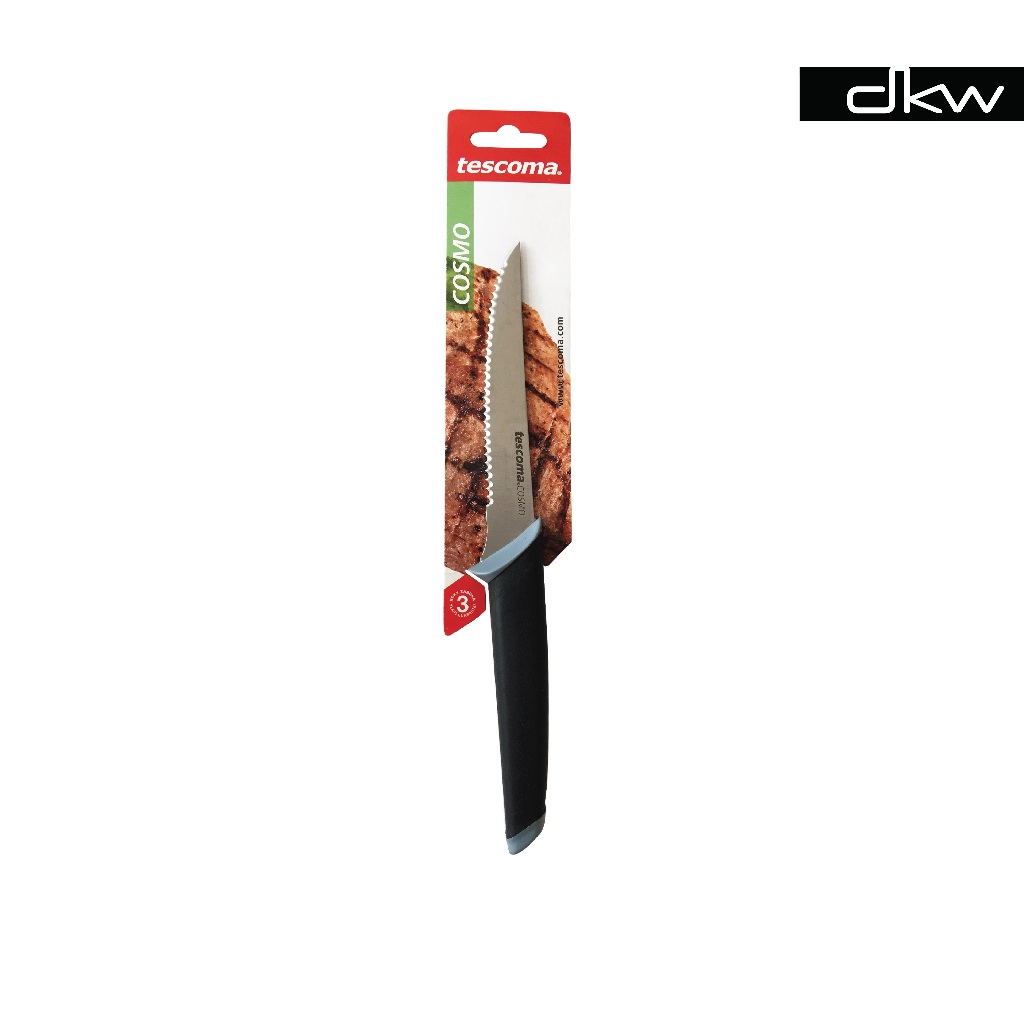 [โค้ด40%ในVDO] [ลดล้างสต็อก!] TES-863508 มีดหั่นสเต็กแบบหยักฟันปลา 12 cm. Steak Knife TESCOMA