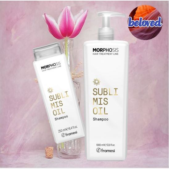 Framesi Morphosis Sublimis Oil Shampoo 250/1000 ml แชมพู Argan Oil เพื่อบำรุง และซ่อมแซมเส้นผม