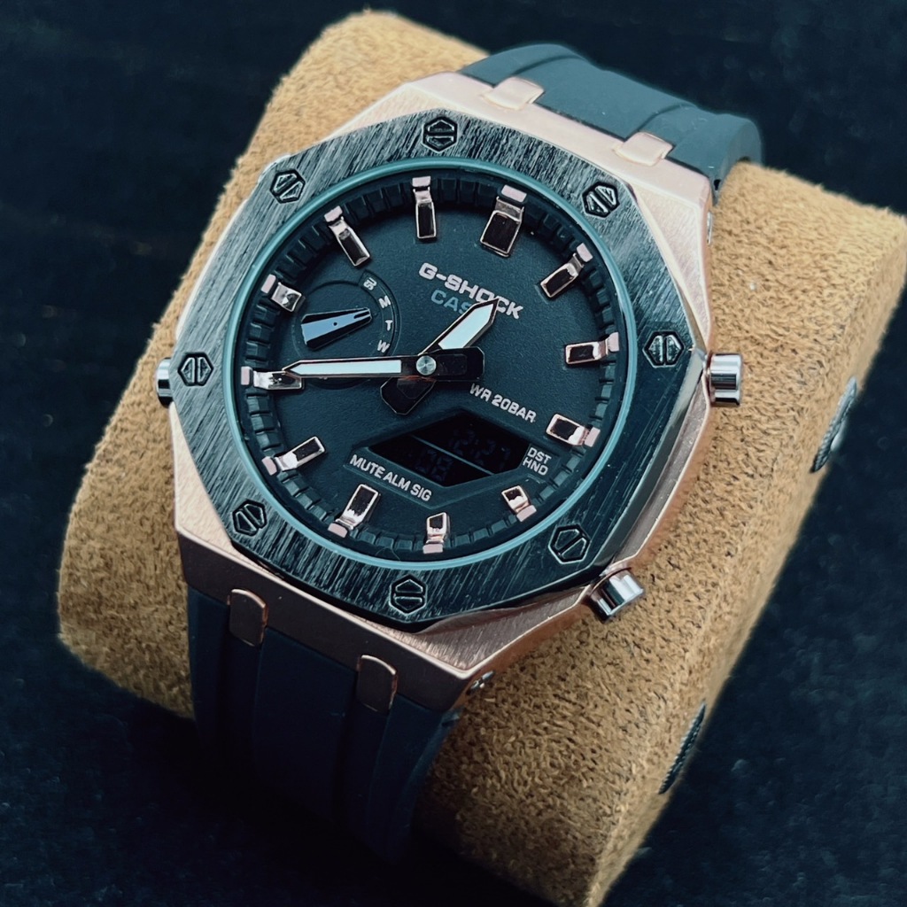 G นาฬิกาข้อมือดิจิตอล รุ่น GM-2100 สายนาฬิกา ยางเรซิน ขนาด 45 มม ฟังชั่นครบ แถมกล่องคาสิโอฟรี