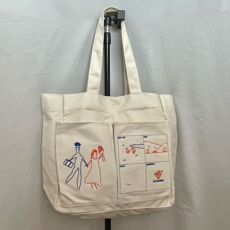 yew merch summertime กระเป๋าผ้าแคนวาส tote bag 2022 วงyew ยังไม่ผ่านการใช้งาน