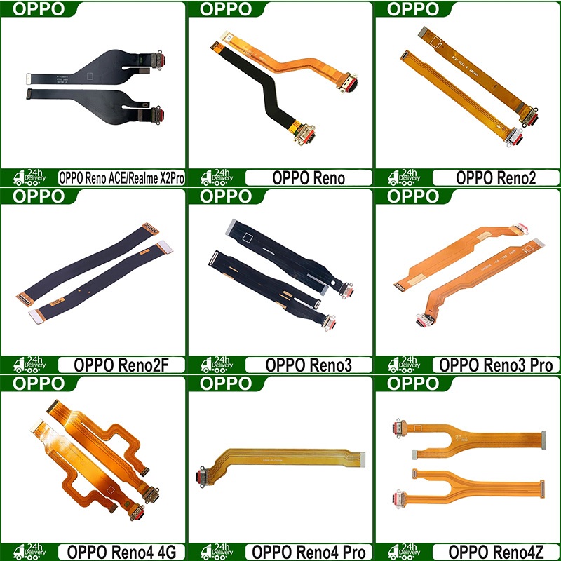 USB แพรตูดชาร์ท OPPO reno 2 2F 3Pro 4Pro 4Z 5Pro 6 6Z 7 5G 7Pro 7Z 8Z 8T 10 5G 10X Zoom F5 F7 F9 F11