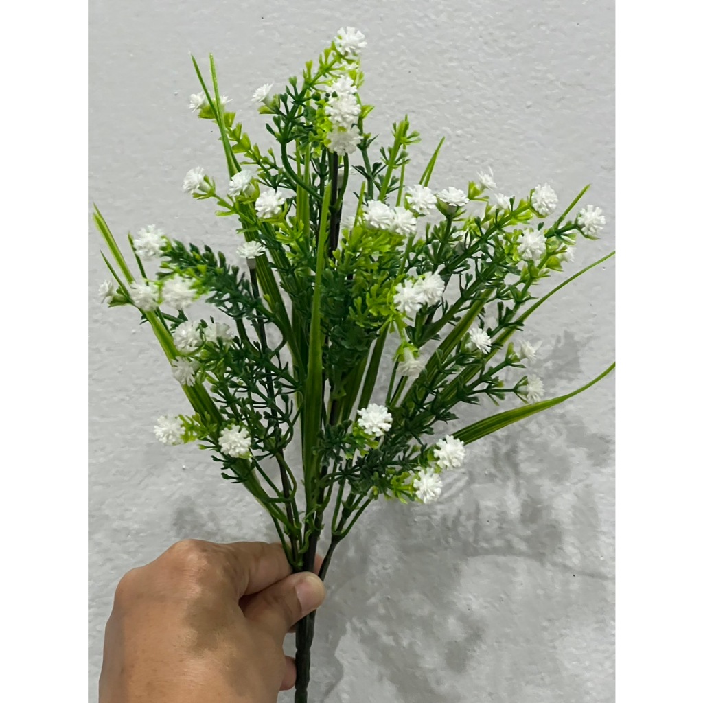 ดอกแซม  พุ่มสวยๆๆ ดอกเยอะ 45ดอก ดอกแซม ตกแต่ง ช่อหญ้าแซมยิปโซ หญ้าแซมยิปโซ พิกุล หญ้าตกแต่ง เดซี่ ใช้จัดดอกไม้ ตั้งโชว์ - รูปที่ 2