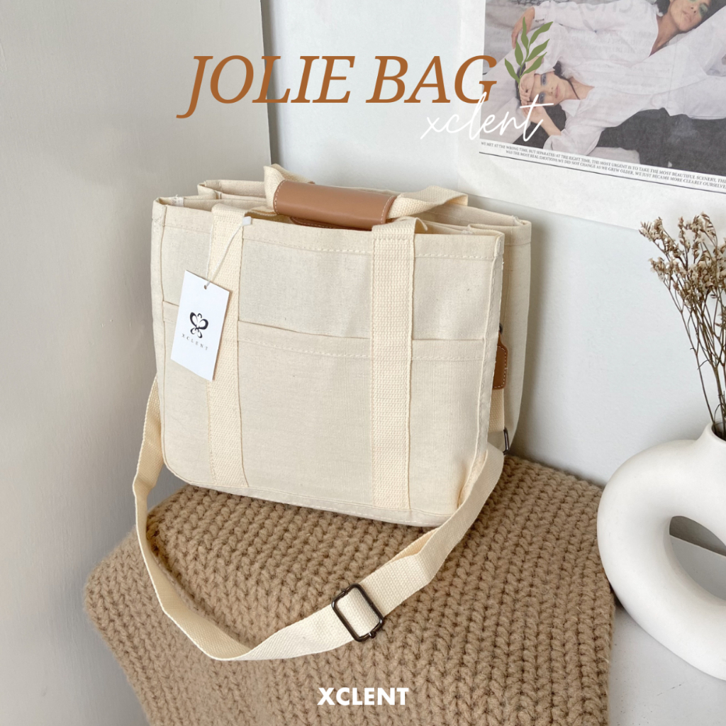 Glammhouse - Jolie bag กระเป๋าช่องเยอะ สามารถจุของได้เยอะ เก็บของได้เป็นระเบียบ งานสั่งตัดของทางร้าน