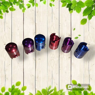 จุกลมสำหรับรถมอเตอร์ไซค์กัดลาย กลมสั้นหมุนง่ายถนัดมือ จุกลมม…