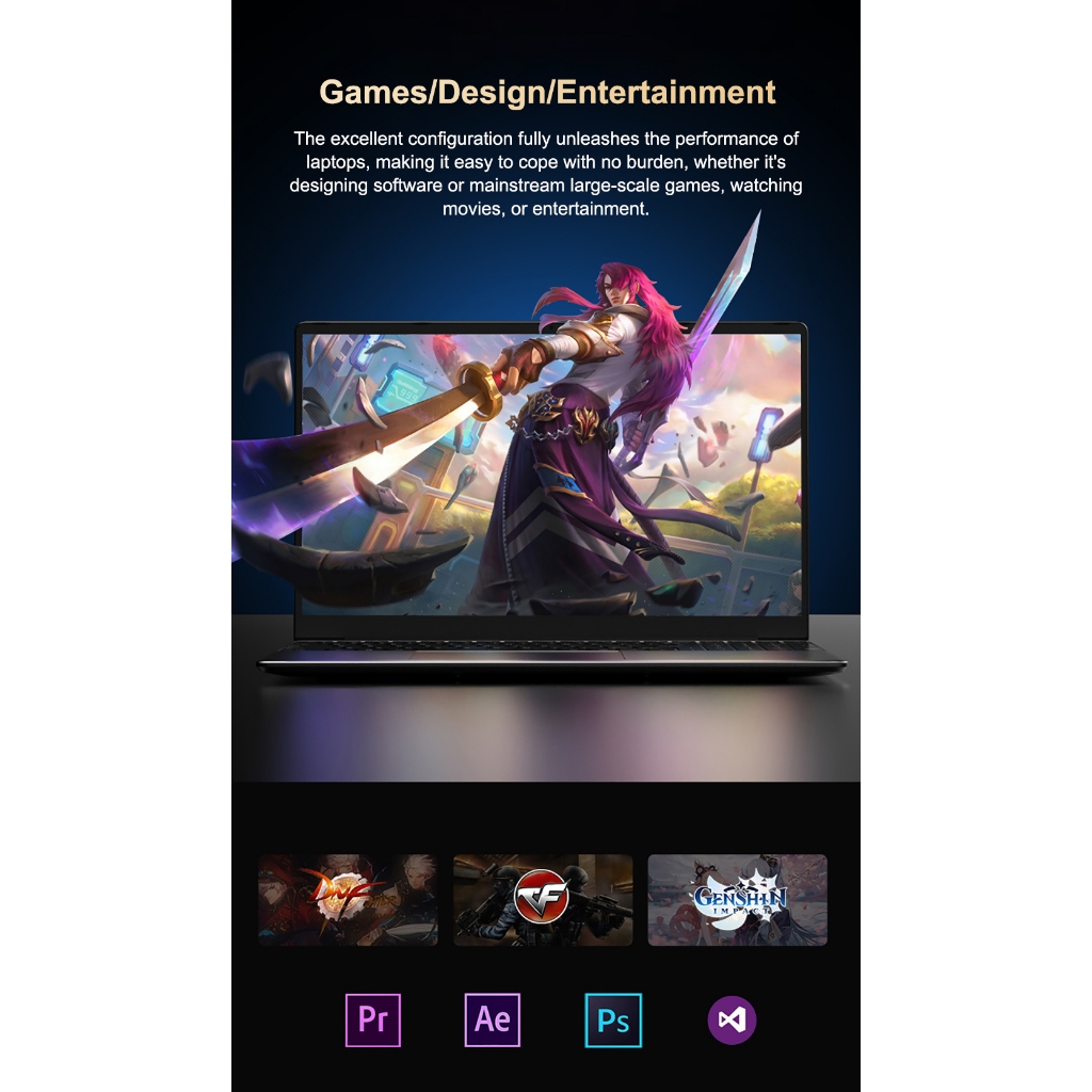 NEW ASUS Laptop 16GB RAM 512 SSD แล็ปท็อปสำหรับเล่นเกม/ธุรกิจ/การเรียนรู้ คอมพิวเตอร์ออกแบบสำนักงาน คอมพิวเตอร์พกพา