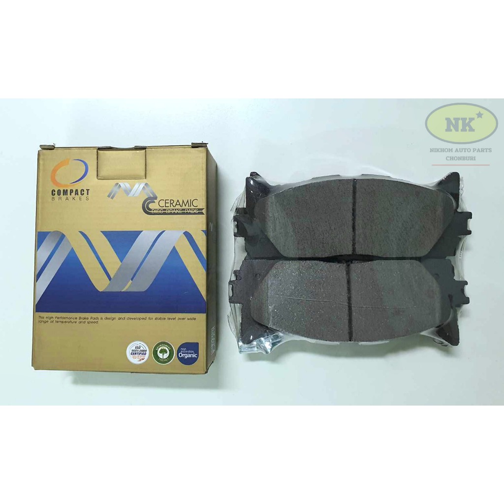 COMPACT ผ้าเบรคหน้า ดิสเบรคหน้า โตโยต้า แคมรี่ ACV40, ACV50 ปี 06'-17'/ Toyota Camry 06'-17'