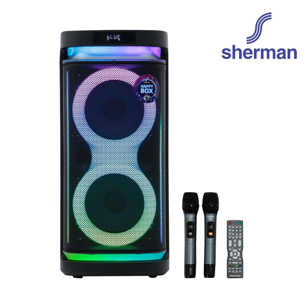 Sherman ลำโพงอเนกประสงค์ ขนาด 8 นิ้ว รุ่น APS-122