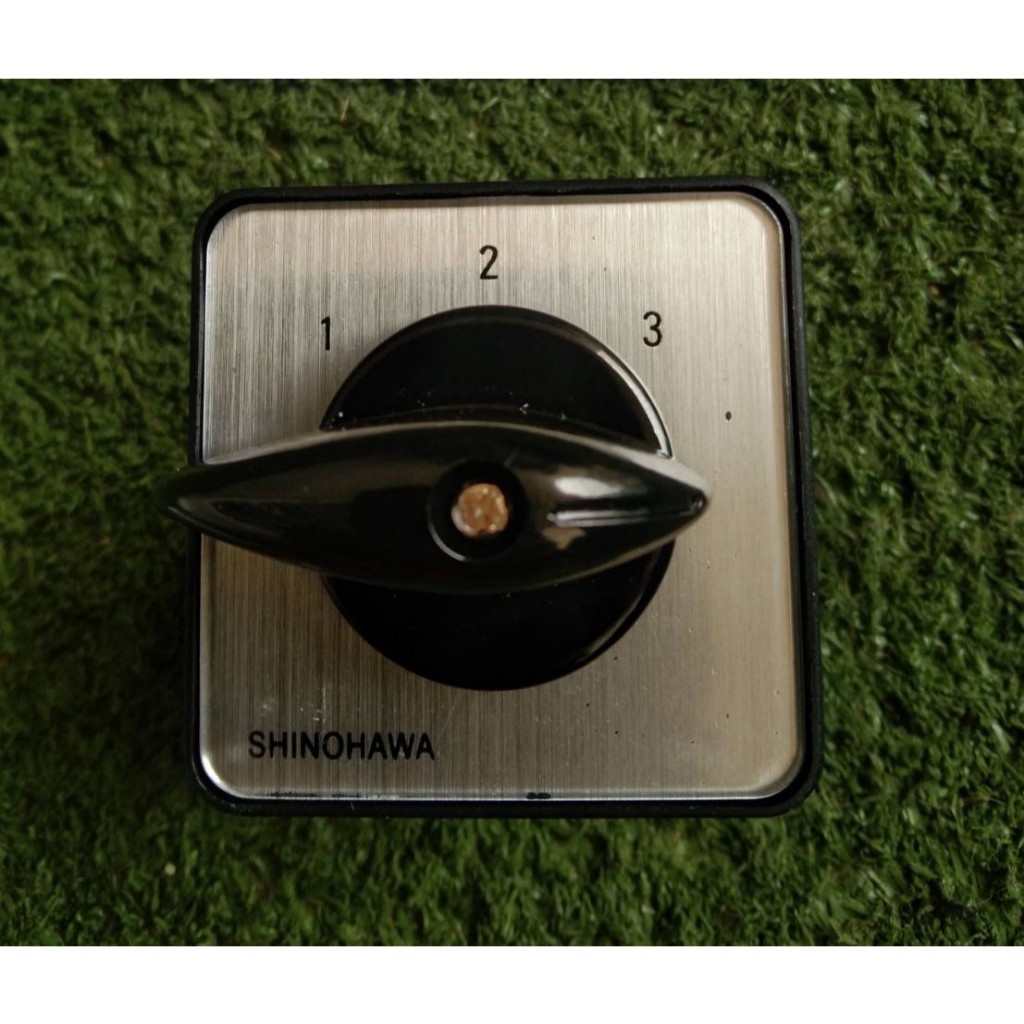 Shinohawa : ซีเล็คเตอร์ 3 ทาง AS315 48x48mm.