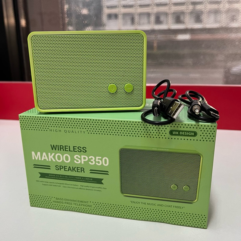 SALE!! ลำโพงบลูทูธ WK Design Wireless MAKOO SP350 Speaker ลำโพงขนาดพกพา