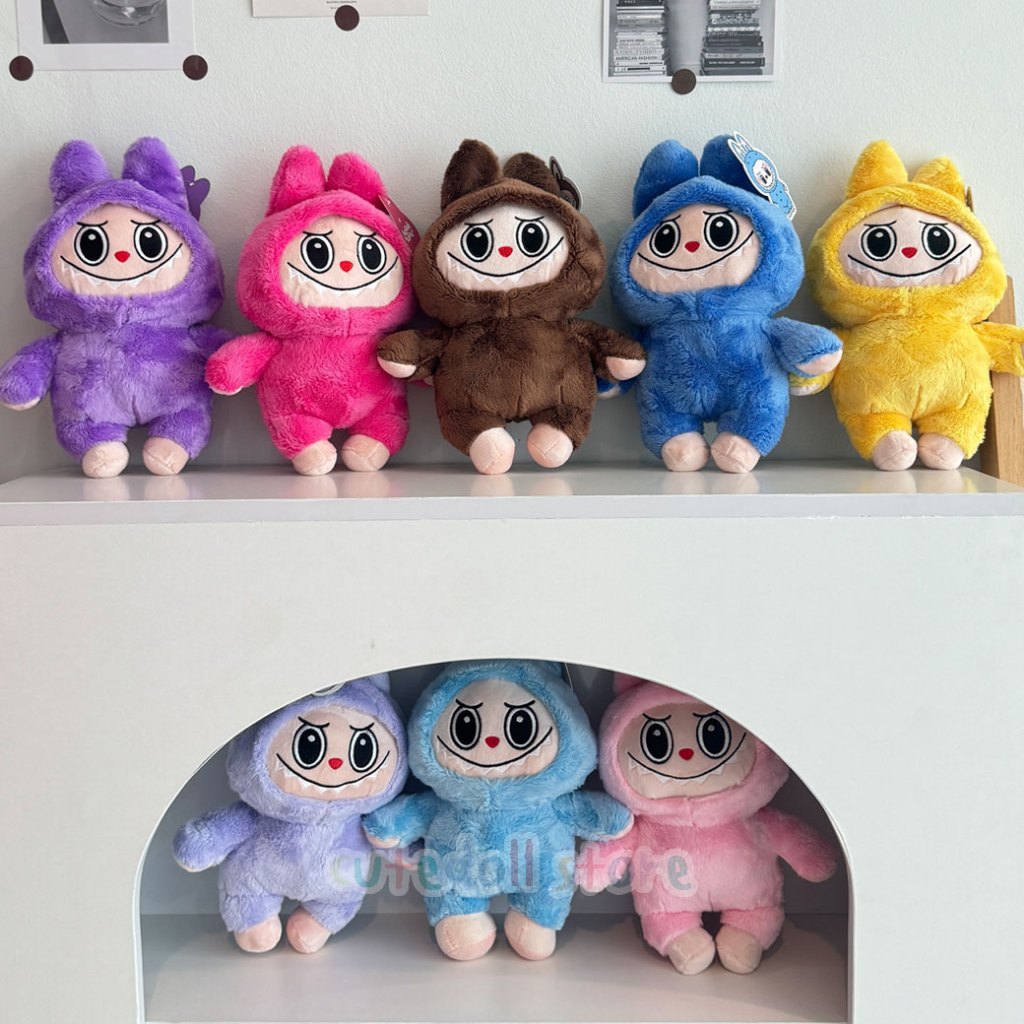 ตุ๊กตา มาการอง ลาบูบู้ Labubu งานแฟชั่น ขนาด 12 นิ้ว ผ้านุ่มมาก