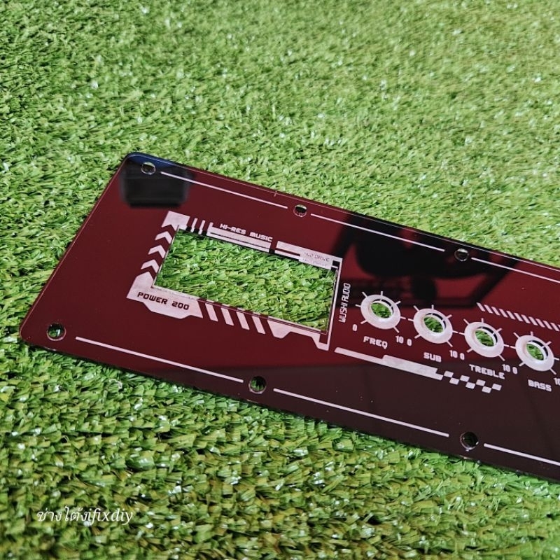 แผ่นเพลท TB21 ดิจิตอล ดำผิวเงา ลำโพงบลูทูธ Diy หนา 3 มิล