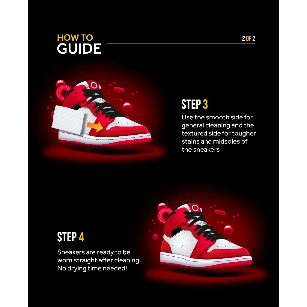 [Code 15DD300] Crep Protect Wipe - ผ้าเช็ดเคลือบน้ำยาทำความสะอาด Pack 12 etax