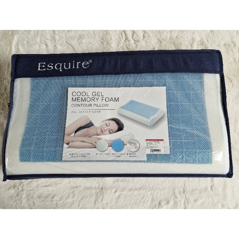 หมอนหนุนเพื่อสุขภาพ Cool Gel Memory Foam แบรนด์ Esquire