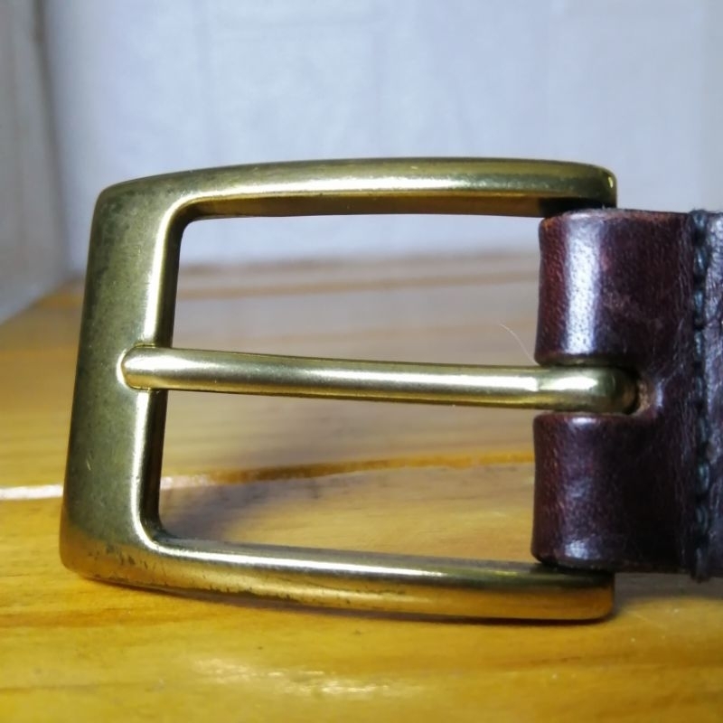 เข็มขัด​แบรนด์ดัง​ ด๊อคเกอร์(Dockers)​ แท้​ มือสอง​​สภาพดี​มาก​ ​สายหนังแท้สีน้ำตาล​เป็นหนังถัก/สาน​