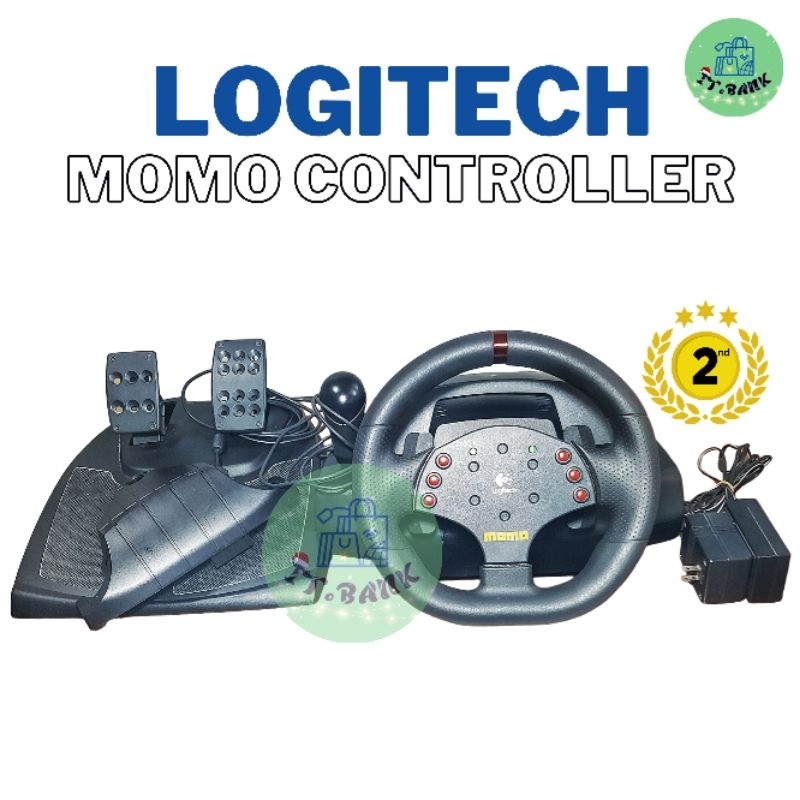 [มือสอง] logitech momo จอยพวงมาลัยครบชุดพร้อมเล่น